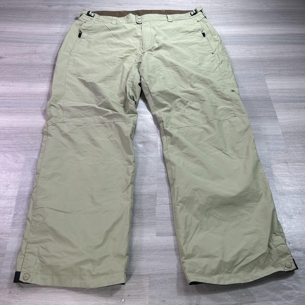 Columbia BASE TRX Snow Pants Mens 44x34 Beige Waterproof Insulated Ski Winter